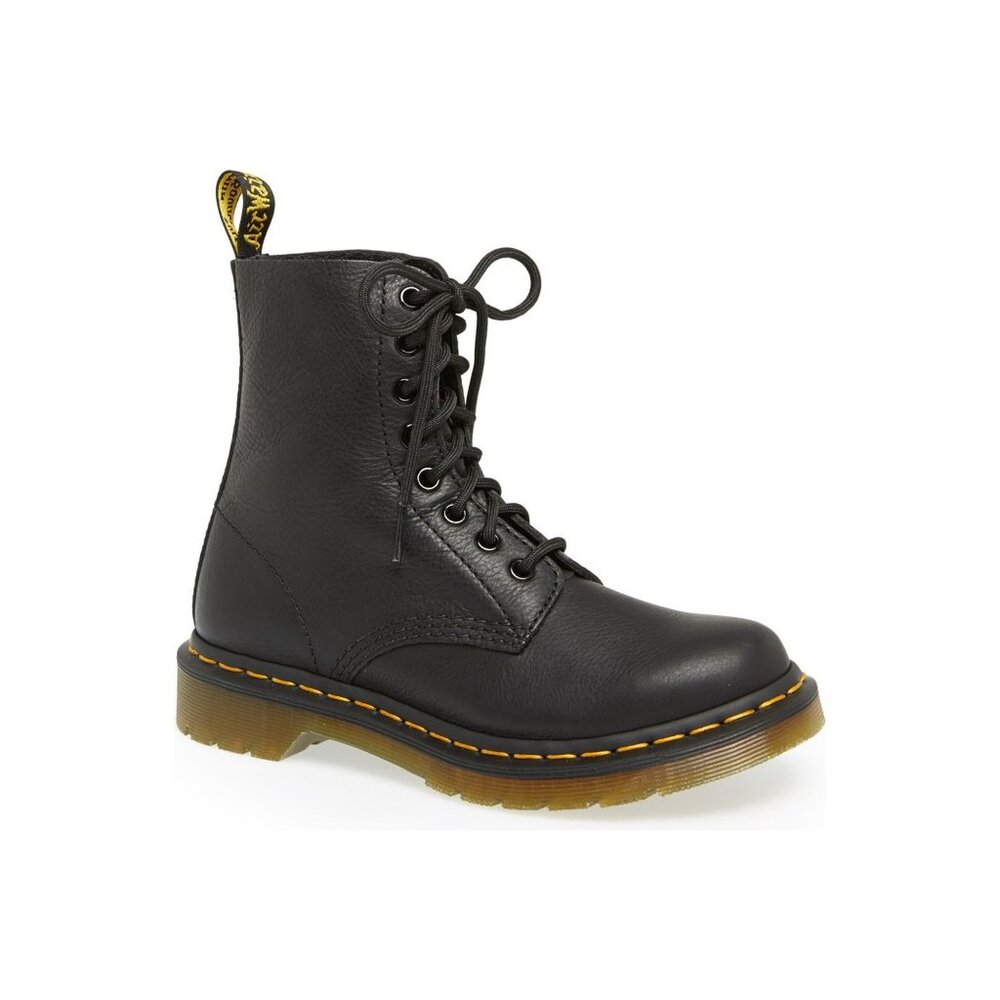🆕 DR. MARTENS 1460 Pascal Water Resistant Ankle Boot Bootie Black 7 - Picture 3 of 13